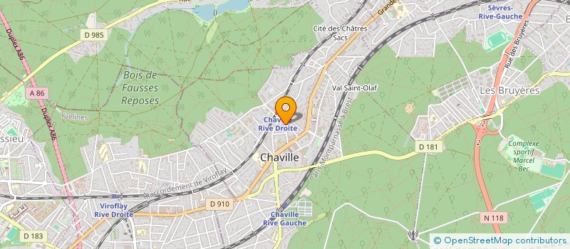 localisation de l'entreprise MONSIEUR MICHEL WOLFF à CHAVILLE