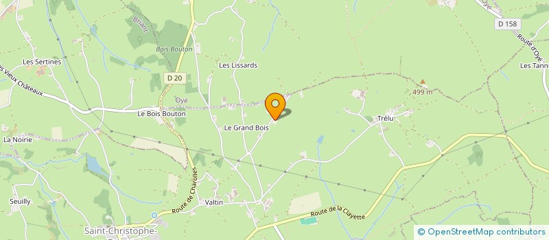 localisation de l'entreprise MONSIEUR MICHEL WOLFF  SAINT-CHRISTOPHE-EN-BRIONNAIS