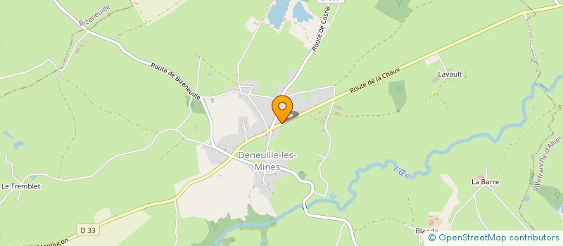 localisation de l'entreprise MONSIEUR MICHEL WOSNIAK  DENEUILLE-LES-MINES