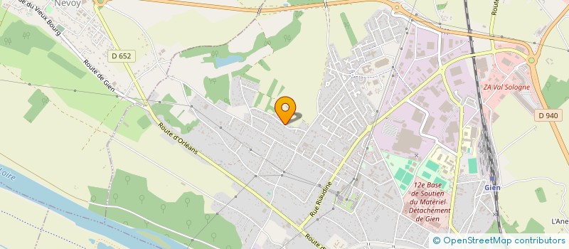 localisation de l'entreprise MONSIEUR MICHEL XIONG  GIEN