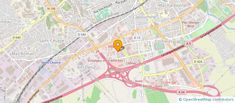 localisation de l'entreprise MONSIEUR MICHEL YACONO LO LUONGO  NIMES