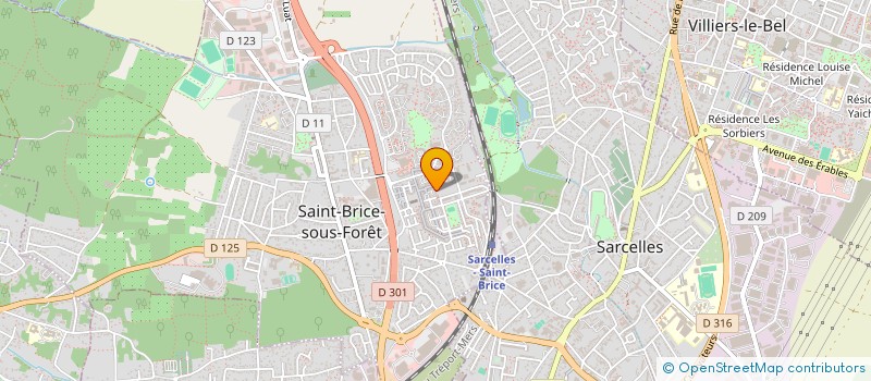 localisation de l'entreprise MONSIEUR MICHEL YALCIN  SAINT-BRICE-SOUS-FORET