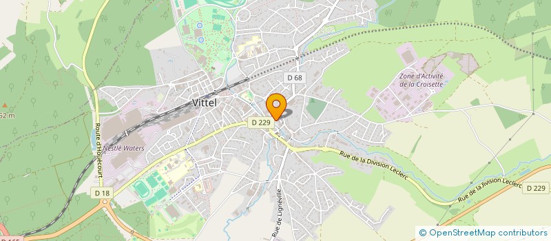 localisation de l'entreprise MONSIEUR MICHEL YAMBROVITCH  VITTEL