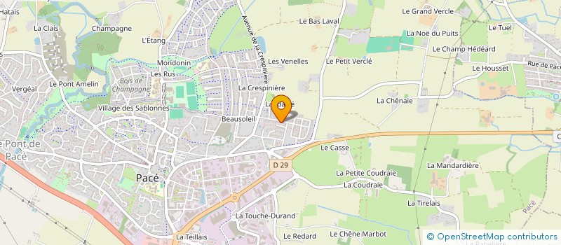 localisation de l'entreprise MONSIEUR MICHEL YCHE  PACE