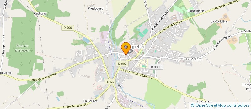 localisation de l'entreprise MONSIEUR MICHEL YONNET  BRICQUEBEC-EN-COTENTIN