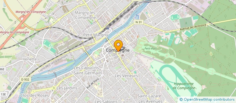 localisation de l'entreprise MONSIEUR MICHEL YUNG à COMPIEGNE