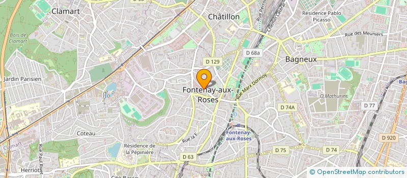 localisation de l'entreprise MONSIEUR MICHEL ZAMORE à FONTENAY-AUX-ROSES