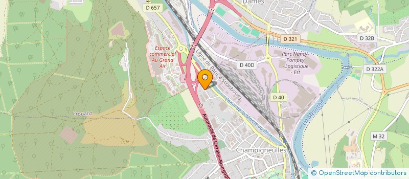 localisation de l'entreprise MONSIEUR MICHEL ZANG à CHAMPIGNEULLES