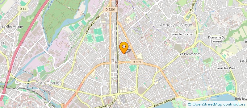 localisation de l'entreprise MONSIEUR MICHEL ZAYET  ANNECY