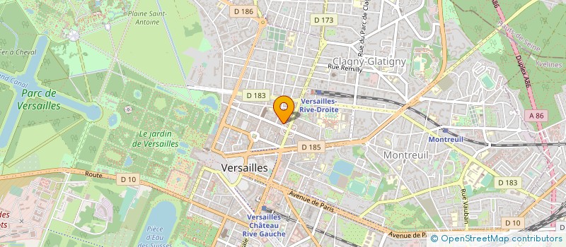 localisation de l'entreprise MONSIEUR MICHEL ZERAPHA à VERSAILLES