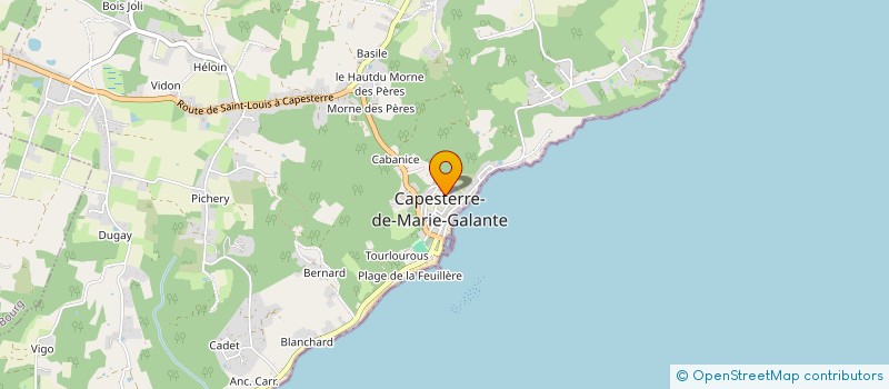 localisation de l'entreprise MONSIEUR MICHEL ZIG à CAPESTERRE-DE-MARIE-GALANTE
