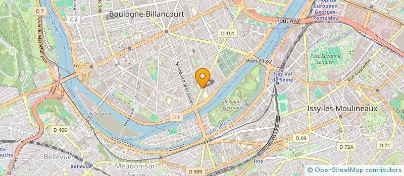 localisation de l'entreprise MONSIEUR MICHEL ZIMMERMANN  BOULOGNE-BILLANCOURT