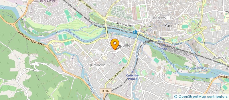 localisation de l'entreprise MONSIEUR MICHEL ZORDAN à PAU