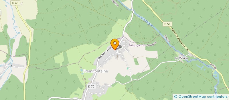 localisation de l'entreprise MONSIEUR MICHEL ZORZI  FREMIFONTAINE