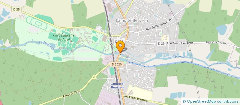 localisation de l'entreprise MONSIEUR MICHEL ZRIBI  LAMOTTE-BEUVRON