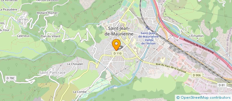 localisation de l'entreprise MONSIEUR MICHEL ZUCCHIATTI à SAINT-JEAN-DE-MAURIENNE