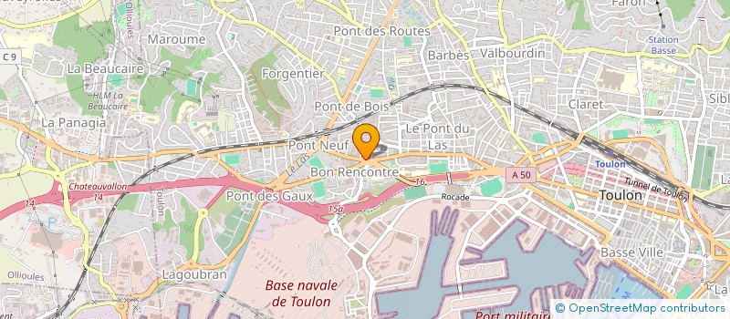 localisation de l'entreprise MONSIEUR MICHELE BARTOLI à TOULON