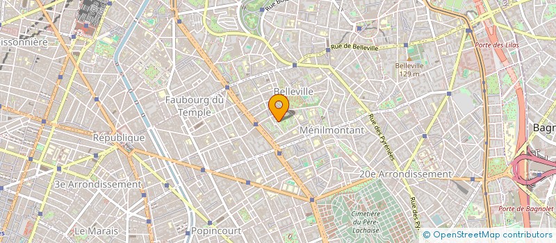 localisation de l'entreprise MONSIEUR MICHELE CAMMELLI  PARIS