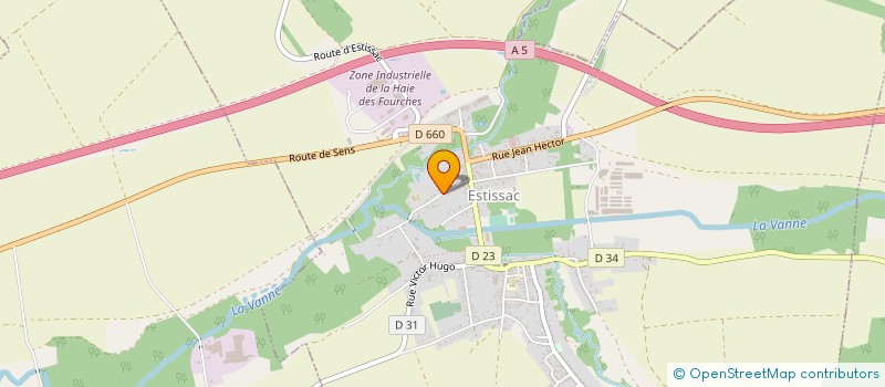 localisation de l'entreprise MONSIEUR MICHELE D'AMARIO  ESTISSAC