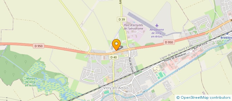 localisation de l'entreprise MONSIEUR MICHELE DAZZO  VITRY-EN-ARTOIS