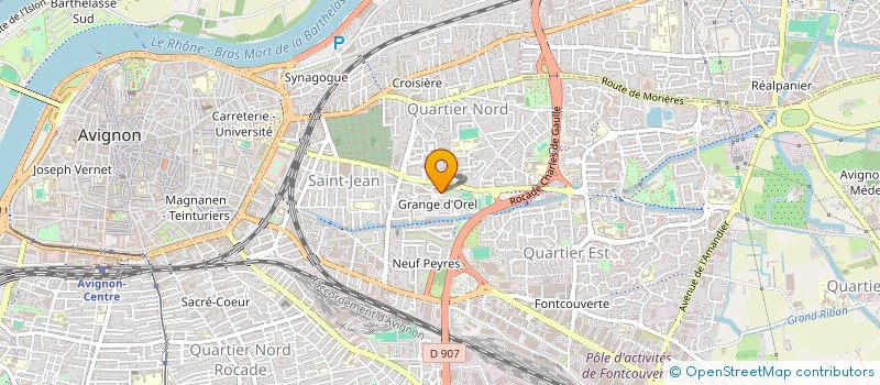 localisation de l'entreprise MONSIEUR MICHELE DE CECCO  AVIGNON