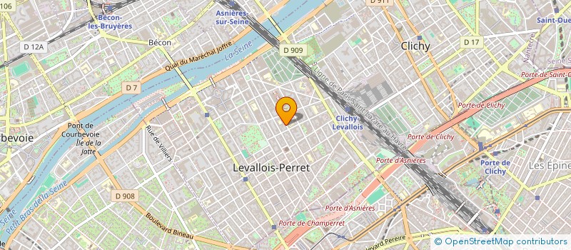 localisation de l'entreprise MONSIEUR MICHELE DE STEFANI à LEVALLOIS-PERRET
