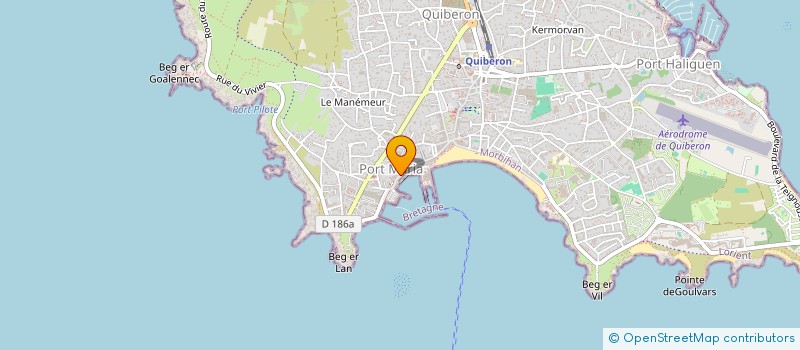 localisation de l'entreprise MONSIEUR MICHELE KERVARREC à QUIBERON