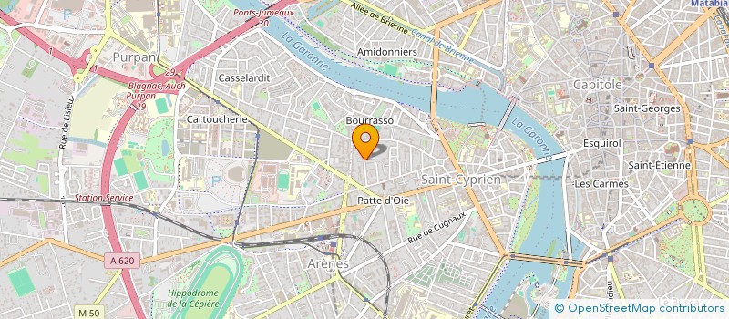 localisation de l'entreprise MONSIEUR MICHELE LAHITTE à TOULOUSE