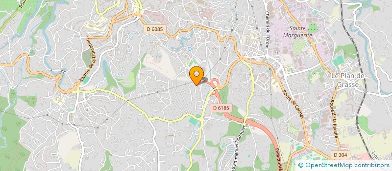 localisation de l'entreprise MONSIEUR MICHELE LOGIACCO  GRASSE