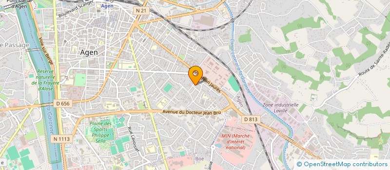 localisation de l'entreprise MONSIEUR MICHELE LUYA  AGEN