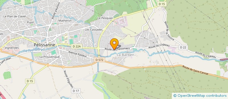 localisation de l'entreprise MONSIEUR MICHELE MACCOTTA  LA BARBEN