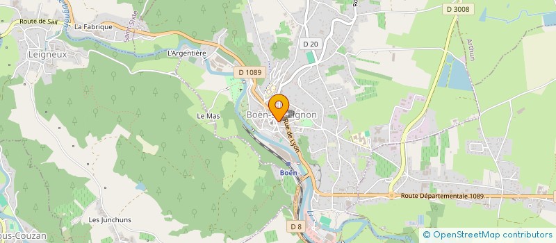 localisation de l'entreprise MONSIEUR MICHELE MATERA  BOEN-SUR-LIGNON