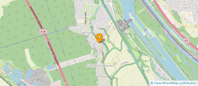 localisation de l'entreprise MONSIEUR MICHELE MUNZONE  KEMBS