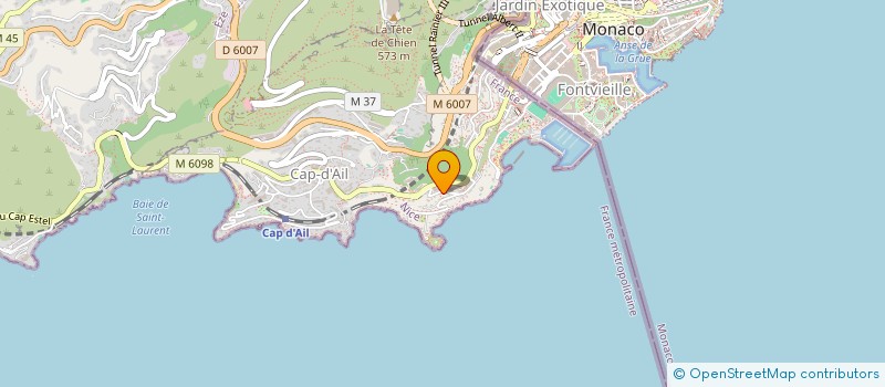 localisation de l'entreprise MONSIEUR MICHELE RAVEGNANI  CAP-D'AIL