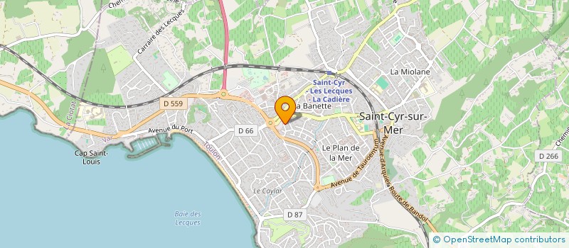 localisation de l'entreprise MONSIEUR MICHELE SESSA à SAINT-CYR-SUR-MER