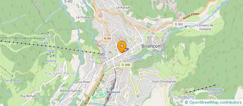 localisation de l'entreprise MONSIEUR MICHELE SKRIPNIKOFF à BRIANCON