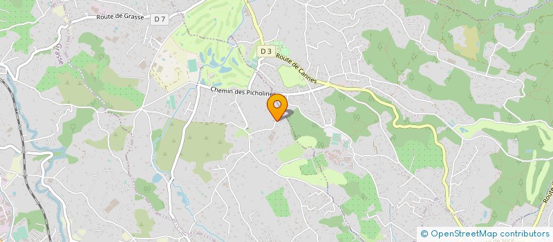 localisation de l'entreprise MONSIEUR MICHELE TENERELLI  GRASSE