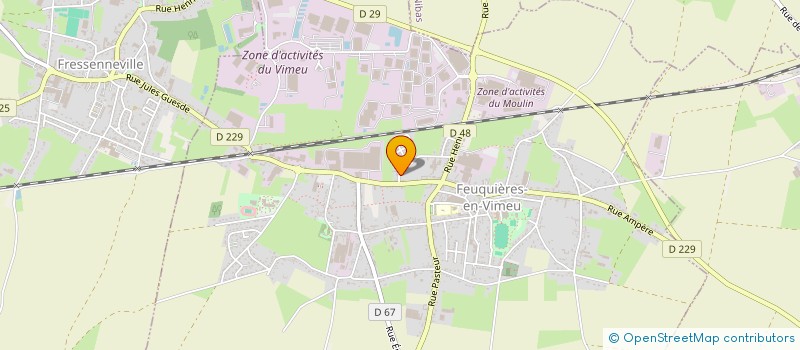 localisation de l'entreprise MONSIEUR MICHELET BORDET  FEUQUIERES-EN-VIMEU