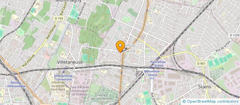 localisation de l'entreprise MONSIEUR MICHELET DELVA à PIERREFITTE-SUR-SEINE