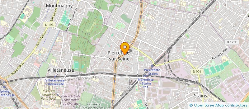 localisation de l'entreprise MONSIEUR MICHELET EXUME à PIERREFITTE-SUR-SEINE