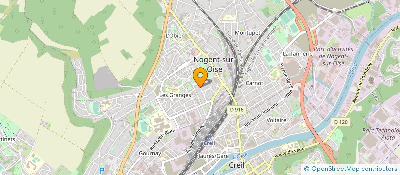 localisation de l'entreprise MONSIEUR MICHELET JOSEPH FRANCOIS  NOGENT-SUR-OISE