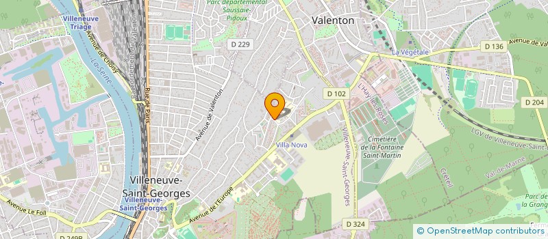 localisation de l'entreprise MONSIEUR MICHELET MILUS à VILLENEUVE-SAINT-GEORGES