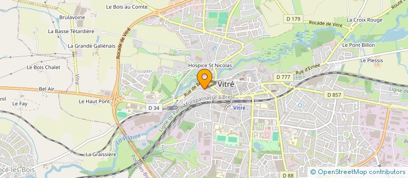 localisation de l'entreprise MONSIEUR MICHELET PETITZIL à VITRE