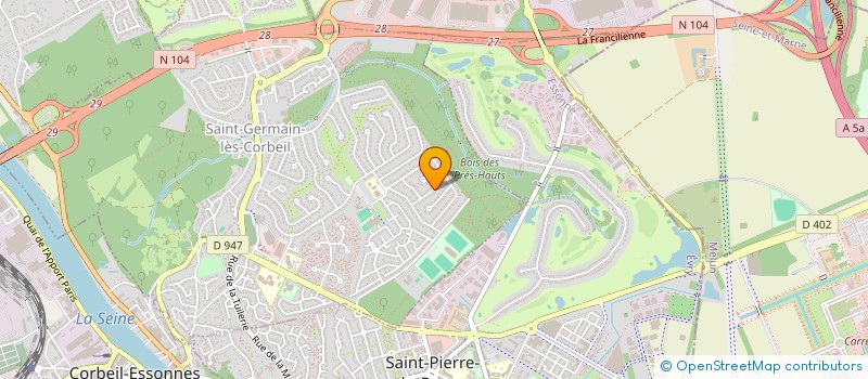 localisation de l'entreprise MONSIEUR MICHELLE PHILIPPOT  SAINT-GERMAIN-LES-CORBEIL