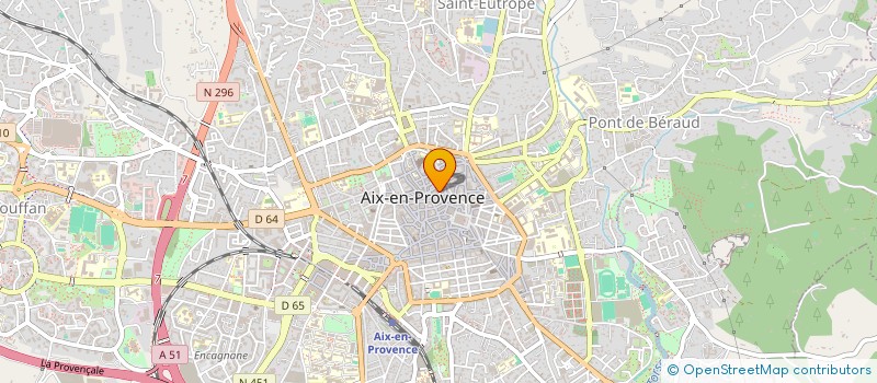 localisation de l'entreprise MONSIEUR MICHELLE SUSINI  AIX-EN-PROVENCE