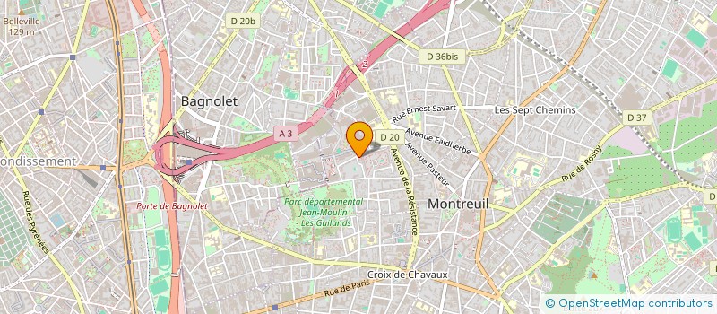 localisation de l'entreprise MONSIEUR MICK FRAMEZELLE à MONTREUIL