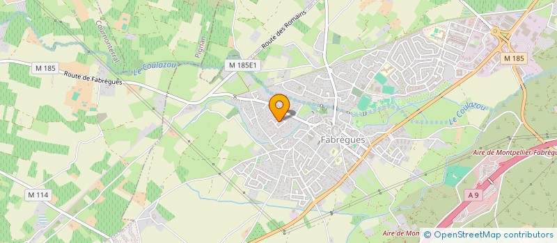 localisation de l'entreprise MONSIEUR MICK MIFSUD  FABREGUES