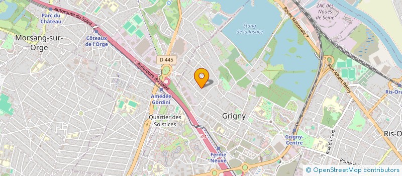 localisation de l'entreprise MONSIEUR MICK MIKOUNTOUALA BILONGO  GRIGNY