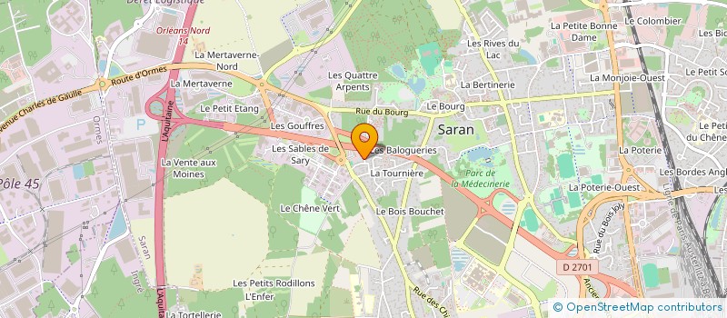 localisation de l'entreprise MONSIEUR MICK PRADON à SARAN