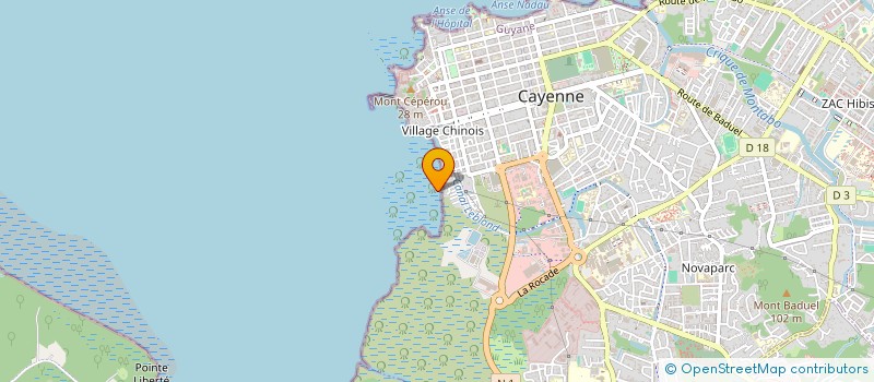localisation de l'entreprise MONSIEUR MICK ZEHANIUCK  CAYENNE